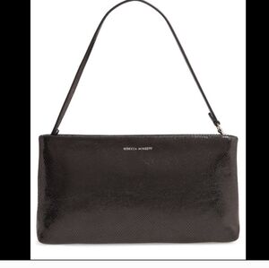 Rebecca Minkoff croc embossed leather clutch 🖤